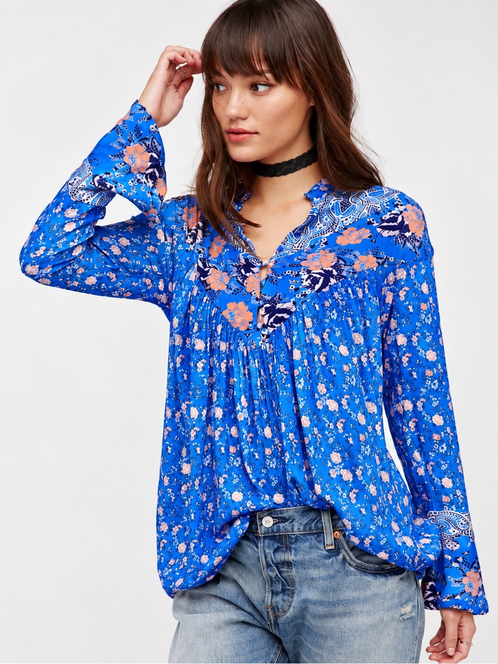 FREE PEOPLE Wildflower Fields Tunic